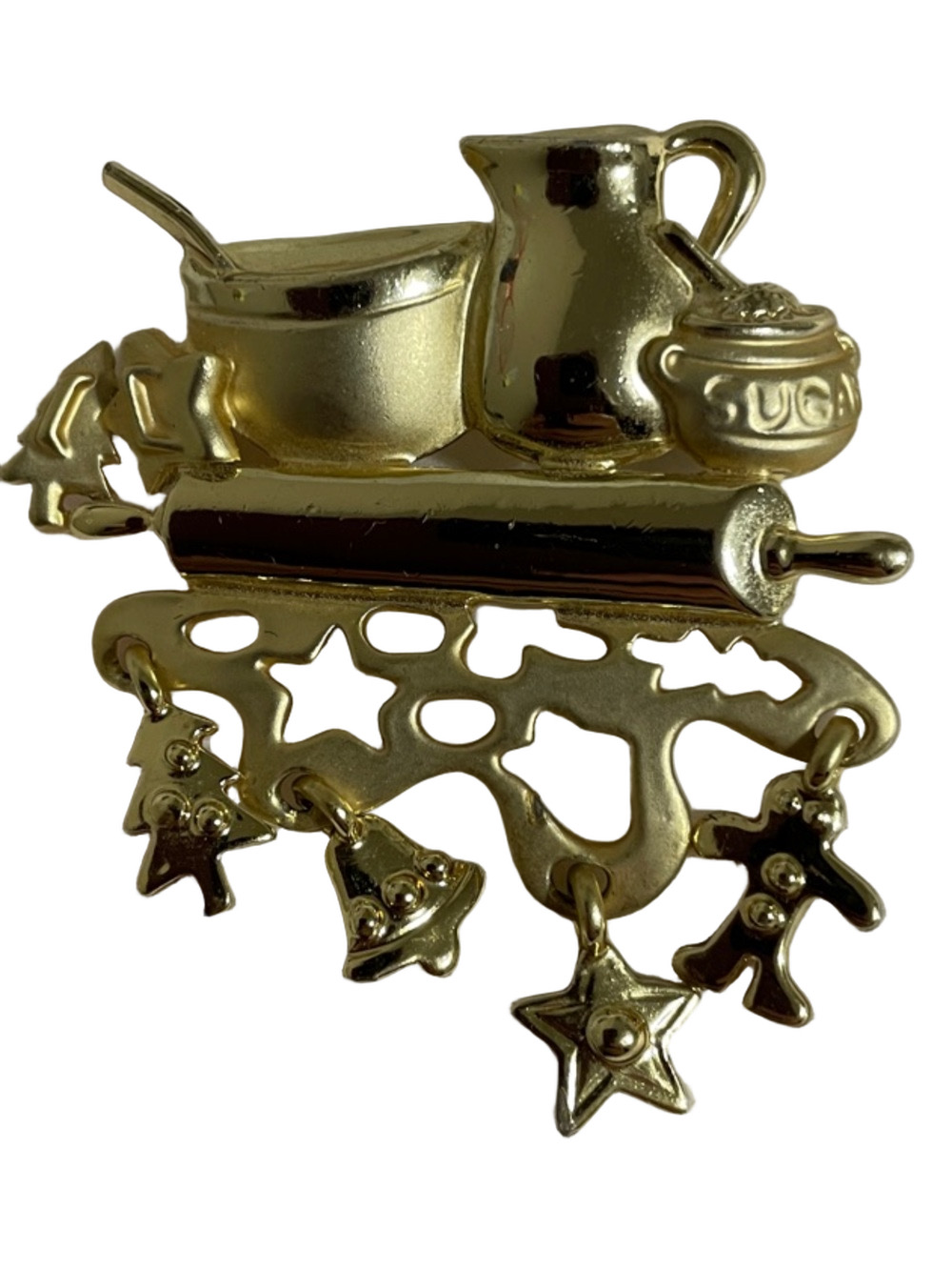 Vintage Danecraft Gold Tone Brooch